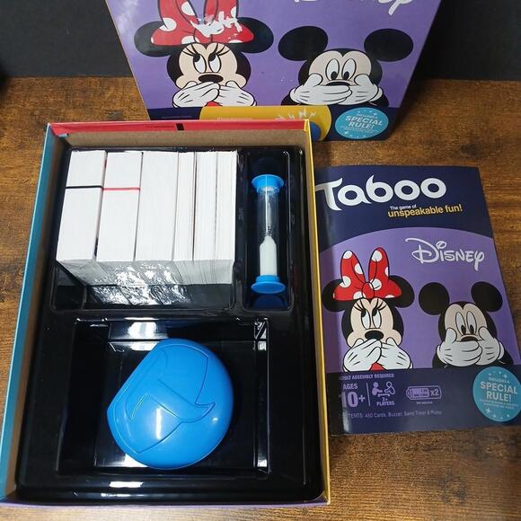 Disney TABOO Card Game w/ Electronic Buzzer - Picture 7 of 7